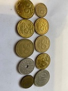 zestaw monet  Ukraina ,Jugosławia , Norwegia, Rosja