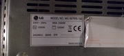 Mikrofalówka LG MG-567WS/02 , blokada drzwi mikrofalówki z 3 włącznikami.