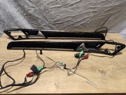 Listwy Czarne Dekory Golf 7 GTI Podświetlane Czerwone Led