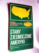 Mapa Stany Zjednoczone Ameryk-przeglądowa + gratis oryginalna kaseta pop