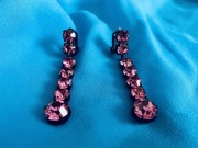 UNIKAT długie klipsy w stylu BLACKPINK termometry