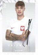Nicola ZALEWSKI autograf! Oficjalna karta PZPN POLSKA 