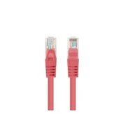 Patchcord przewód | kabel sieciowy ethernet | 25cm | UTP Cat.5e | czerwony