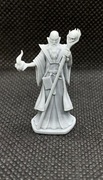 Czarnoksiężnik, figurka rpg druk 3d, podstawka 25 mm