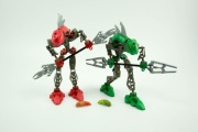 LEGO Bionicle Rahkshi 8589 Lerahk i 8592 Rahkshi Turahk