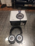 Audio-Technica słuchawki nauszne ATH-M50X (czarny) plus wzmacniacz