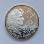 10zł 1999r, Fryderyk Chopin, Mennicza