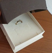 Pierścionek zaręczynowy 13 pr 585 z brylantem 