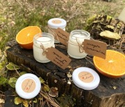 Mini Świeca sojowa od Sikorki pomarańcza 40 ml