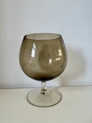 Vintage Empoli Glass 23 cm duży kielich wazon szkło lata 70
