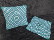 Poszewki dekoracyjne 40x40 cm rękodzieło szydełko