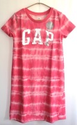 GAP sukienka dresowa | różowe tie-dye & dwustronne cekiny | 164 170