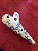 Okaryna fletnia  Porcelanowa    19 cm