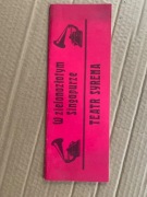 Program Teatralny Teatr Syrena W zielonozłotym Singapurze