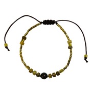 BRANSOLETKA DAMSKA KAMIEŃ JASPIS PEJZAŻOWY I AGAT 