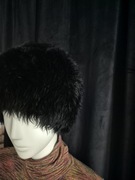 Czapka futro naturalne vintage