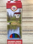 Kredki ołówkowe Jumbo Grube Koh-I-Noor 6 kol.