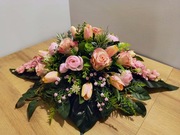 Stroik na grób, kompozycja na cmentarz, wiązanka LU43