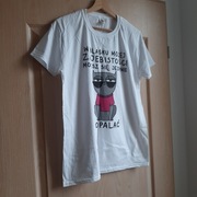 Fruit of the Loom - T-Shirt z napisem, rozm. S