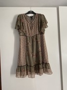 Sukienka wzorzysta zwiewna H&M L 40