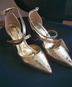 Czółenka złote 40