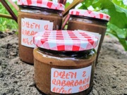 Dżem rabarbarowy niskosłodzony. Gładki.  400g  {3,50zł/100g}