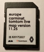 Karta nawigacji TomTom carminat do Renault wersja 11.25 Europa