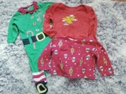 Świąteczny zestaw ubranek 56-62