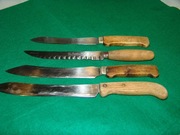 STARE NOŻE KUCHENNE 4szt.