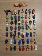 Lego ninjago 57 figurek + kilka zestawów klocków 