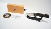 Nóż QSP Penguin Premium QS130-M | Stal 154CM | Black Titanium Handle