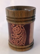 Matero Guampa Terere Yerba Mate Palo Santo + skóra