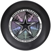 Profesjonalne frisbee DISCRAFT ULTRASTAR - czarne 175g do Ultimate