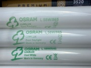 ŚWIETLÓWKA ŚWIETLÓWKI LINOWA T8 58W OSRAM L58W/865 ZIMNA BARWA DŁ 150CM