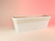 Skrzynka balkonowa biała Cloe Stefanplast 50 cm