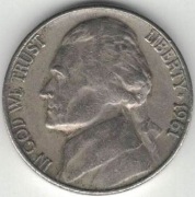 USA 5 centów 1961 D - nr 2