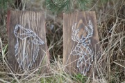 Komplet Obrazów String Art (Wilk i Jeleń)