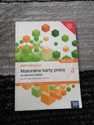 MATEMATYKA 4. Maturalne karty pracy ze zbiorem zadań
