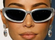 Okulary techno czarne soczewki szare