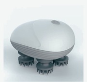 Elektryczny masażer do głowy wodoodporny biały