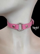 Harness BDSM Punk Goth Metal - Skórzany choker - Drago 1 - TotenKot