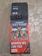 Kill Team Approved ops Card Pack 2025