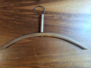 Wieszak na ubrania 3 sztuki stare wieszaki vintage 