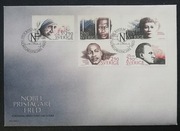 Szwecja FDC Mi 1413-1417 Laureaci Pokojowej Nagrody Nobla