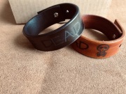 Designerskie bransoletki skórzane 25 mm UNISEX