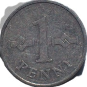 Finlandia 1 pennia z 1974 rok - OBEJRZYJ MOJĄ OFERTĘ