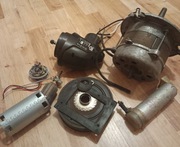 Stare silniki, prawdopodobnie uszkodzone.