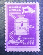 PMW Znaczek kwestarski Kładzesz grosze wyjmujesz złote 20-te 