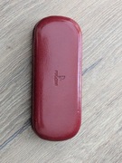 Twarde skórzane etui do okularów Puccini 