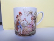Kubek porcelanowy lata 80-te Lubiana